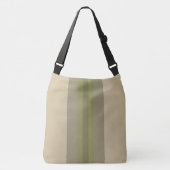 Sac Ajustable Moderne Moss Vert Beige rayé (Devant)