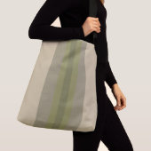 Sac Ajustable Moderne Moss Vert Beige rayé (De près)
