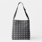 Sac Ajustable Moderne motif noir et argent clair unique (Dos)