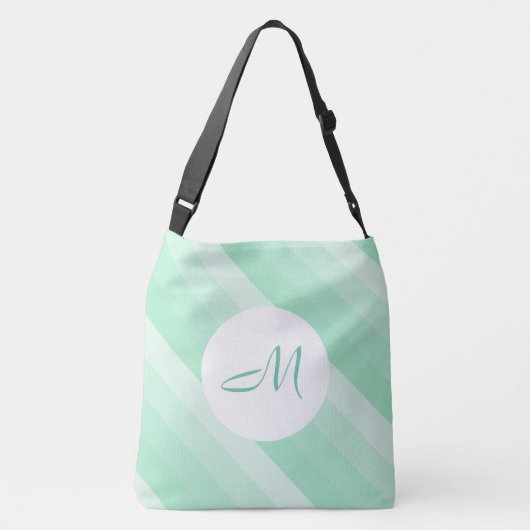 Sac Ajustable Moderne tendance Monogram Mint Green Striped (Dos)