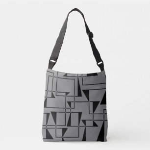 Sac Ajustable Moderne, urbaine, audacieuse, art de motif géométr