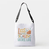 Sac Ajustable Moins De Plastique, Plus De Vie. (Dos)