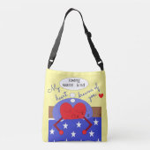 Sac Ajustable Mon cœur rêve de vous : (Dos)