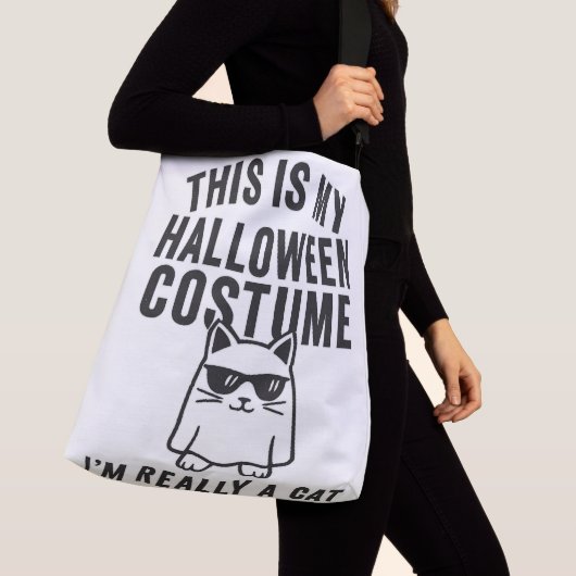 Sac Ajustable Mon costume d'Halloween : Vraiment un chat (De près)