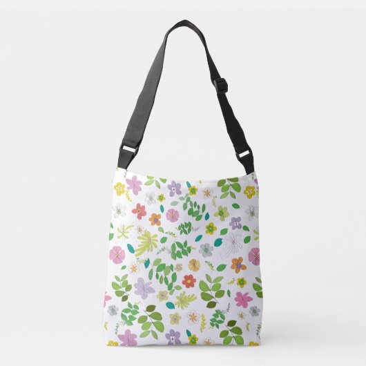 Sac Ajustable Mon design de fleurs 6 (Devant)