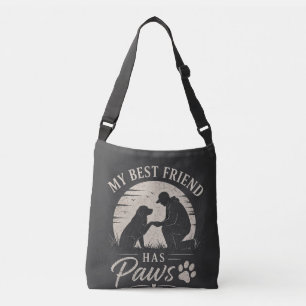 Sac Ajustable Mon Meilleur Ami A Des Pattes Papa Chien Vintage