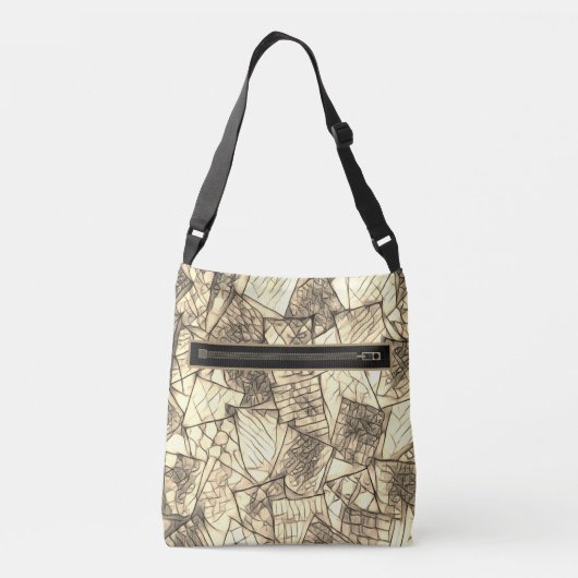 Sac Ajustable Monogram Buckle zipper À damiers textile (Dos)