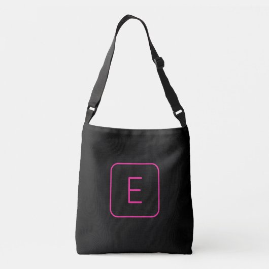 Sac Ajustable Monogram de Styled | Pink & Black (Dos)