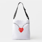 Sac Ajustable Monogram & L'amour est doux, l'amour est gentil (Dos)