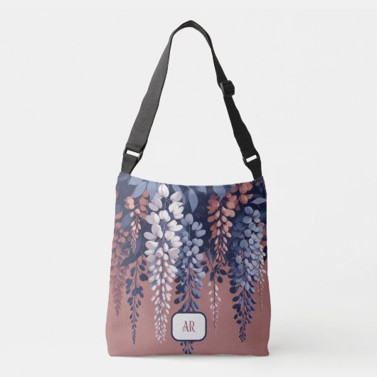 Sac Ajustable Monogram Marine Rose Wisteria Élégance (Devant)