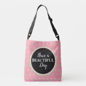 Sac Ajustable Monogram Pastel Pois verts rose (Dos)
