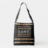 Sac Ajustable Monogram Rustique Daisy Floral Amour (Dos)