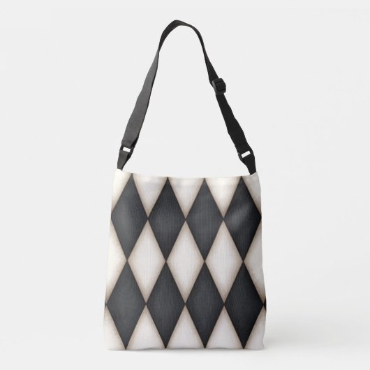 Sac Ajustable Monograme de Black & White Harlequin (Dos)