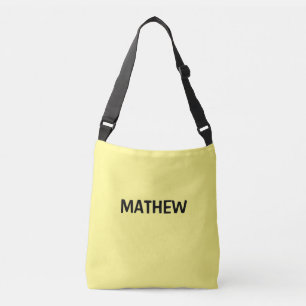 Sac Ajustable monogramme à lettre initiale simple ajoutez votre