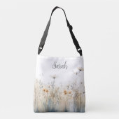 Sac Ajustable Monogramme Champ Rustique de Fleurs Sauvages (Dos)