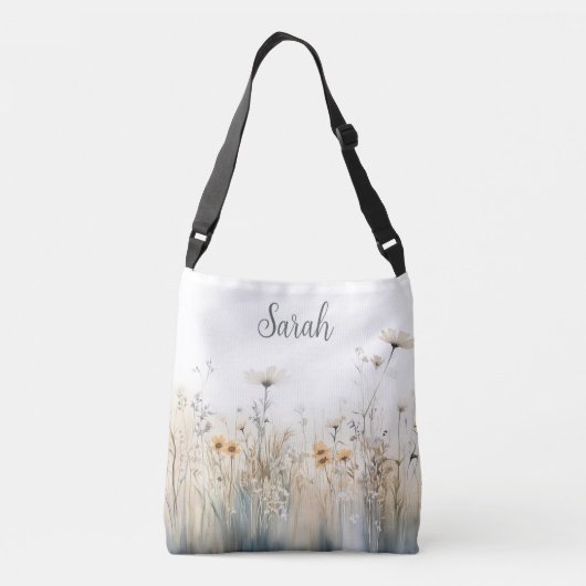 Sac Ajustable Monogramme Champ Rustique de Fleurs Sauvages (Dos)