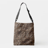 Sac Ajustable Monogramme de bronze noir Motif léopard (Dos)
