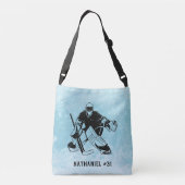Sac Ajustable Monogramme de gardien des objectifs de hockey sur (Dos)