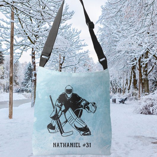 Sac Ajustable Monogramme de gardien des objectifs de hockey sur