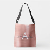 Sac Ajustable Monogramme en acier inoxydable rose Rose Rose Rose (Devant)