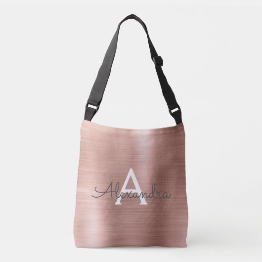 Sac Ajustable Monogramme en acier inoxydable rose Rose Rose Rose (Devant)