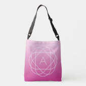 Sac Ajustable Monogramme géométrique en forme de fleur | Ombre d (Dos)