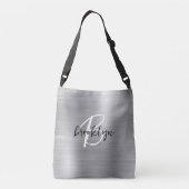 Sac Ajustable Monogramme noir et blanc en écriture manuscrite su (Dos)