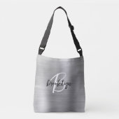 Sac Ajustable Monogramme noir et blanc en écriture manuscrite su (Devant)