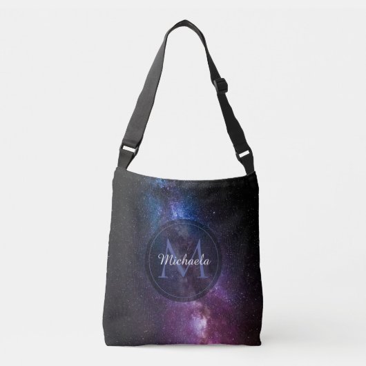 Sac Ajustable Monogramme personnalisable à voie lactée (Devant)