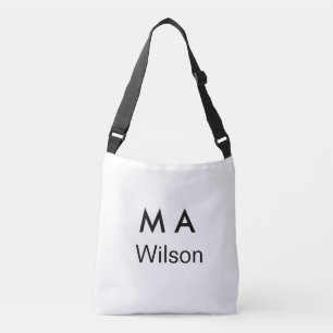 Sac Ajustable Monogramme simple ajoutez votre lettre de nom homm