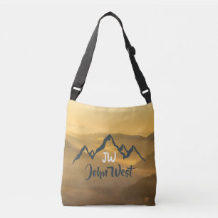 Sac Ajustable Monographie de montagnes personnalisables Gold sun