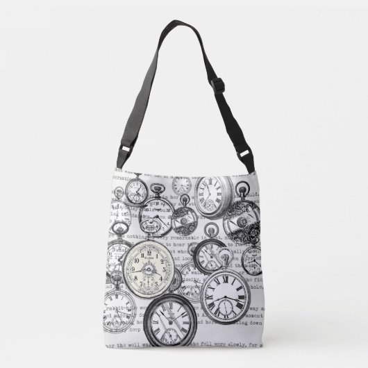 Sac Ajustable Montre de poche victorienne Alice au pays des merv (Dos)