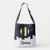 Sac Ajustable Moon Rising near Forest in Winter: (Dos)