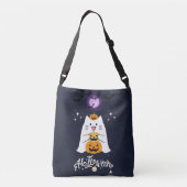 Sac Ajustable Moonlit Halloween Cat – Spooky & Sweet Night (Dos)