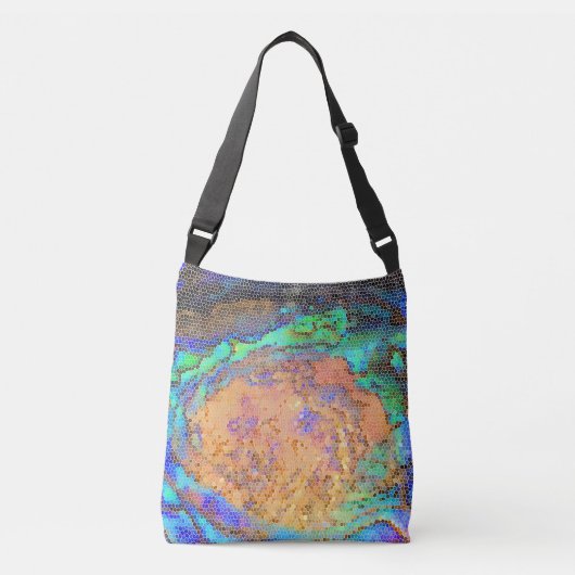 Sac Ajustable Mosaic poli Abalone Shell Motif Abstrait (Devant)