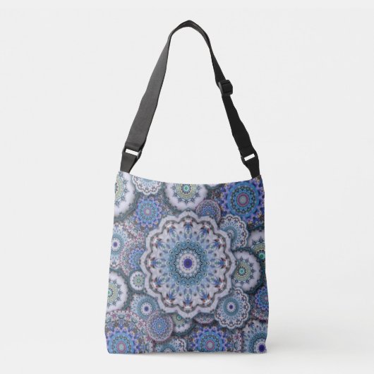 Sac Ajustable mosaïque damas perse fleurs mandala chic élégant (Devant)