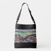 Sac Ajustable Mosaïque du lac coloré (Dos)
