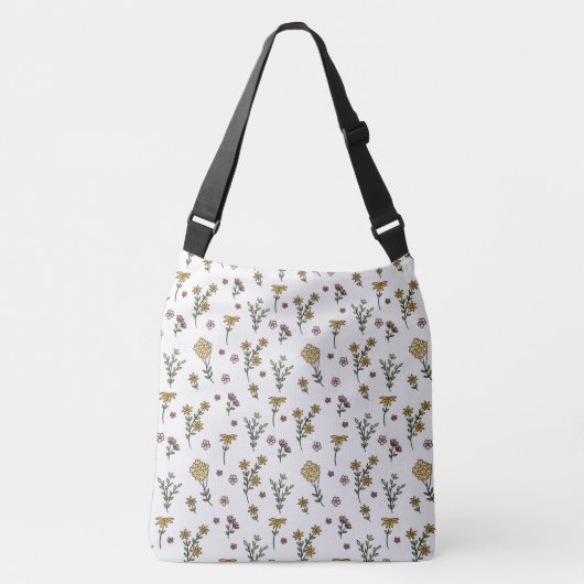 Sac Ajustable Motif à fleurs printanières (Devant)