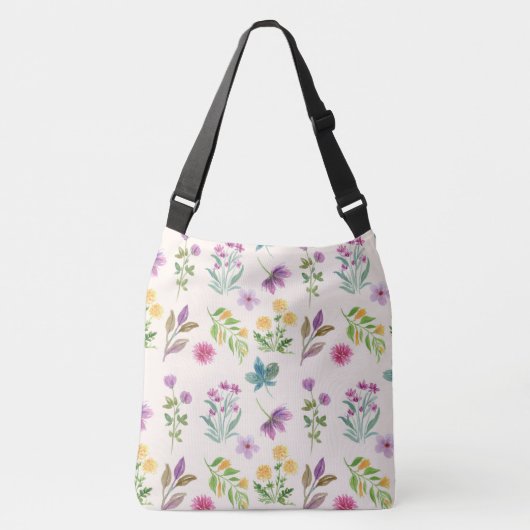 Sac Ajustable Motif à fleurs printanières (Devant)