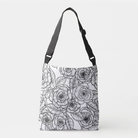 Sac Ajustable motif à main rose (Devant)
