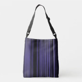 Sac Ajustable Motif à rayures violettes foncées (Dos)