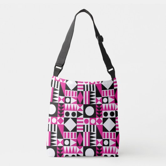 Sac Ajustable Motif abstrait moderne du milieu du siècle. (Devant)