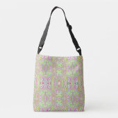 Sac Ajustable Motif Abstrait Trippy Retro Rose et Lime Green (Dos)