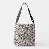Sac Ajustable Motif allemand Shepherd Chien Silhouette (Devant)