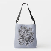 Sac Ajustable Motif Aquarelle Noir et Blanc (Dos)