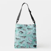 Sac Ajustable Motif arctique de Narwhals et de belugas (Dos)