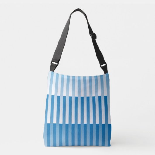 Sac Ajustable Motif Bleu Blanc rayé (Devant)