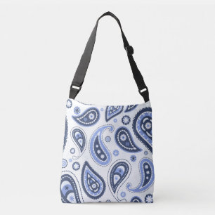 Sac Ajustable Motif Blue Paisley