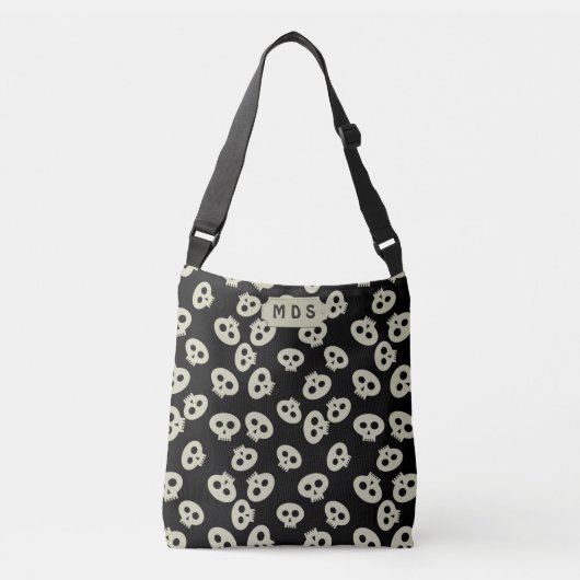 Sac Ajustable Motif crâne mignon imprimé Fourre-tout Crossbody s (Devant)