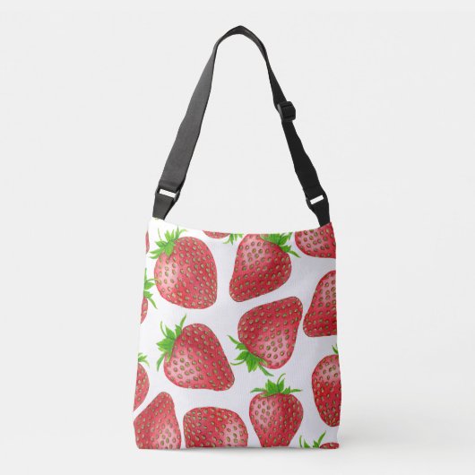 Sac Ajustable Motif d'aquarelle de fraises (Devant)